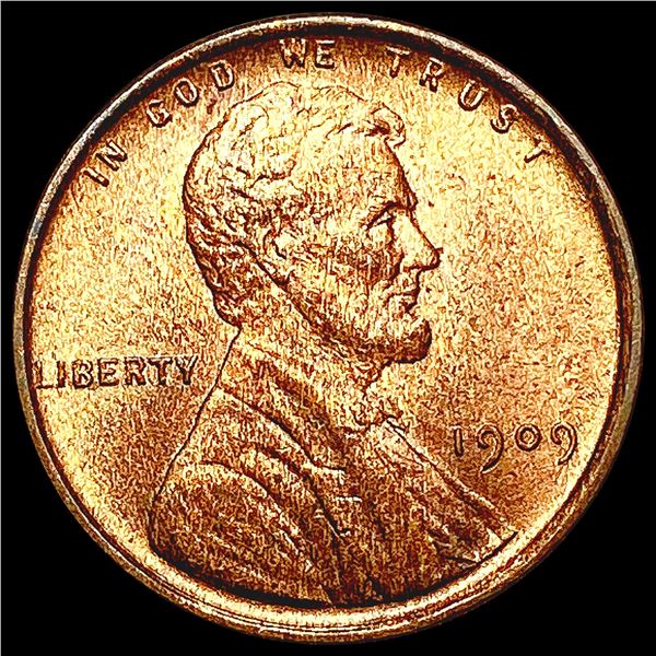 1909 Wheat Cent SUPERB GEM BU