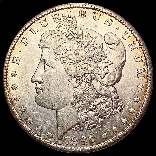 1897-S Morgan Silver Dollar CHOICE BU