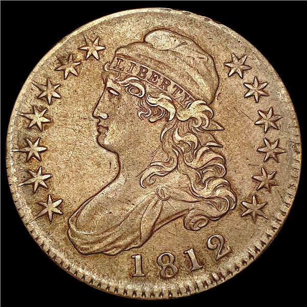 1812 Capped Bust Half Dollar NEARLY UNCIRCULATED