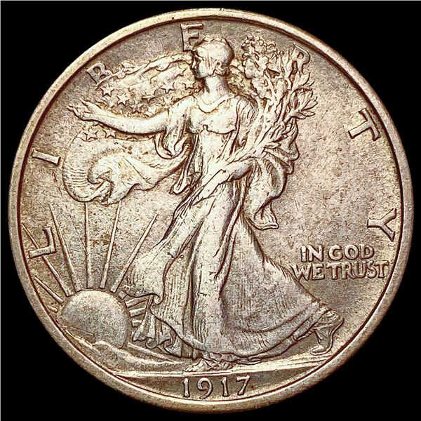 1917 Walking Liberty Half Dollar CLOSELY UNCIRCULATED