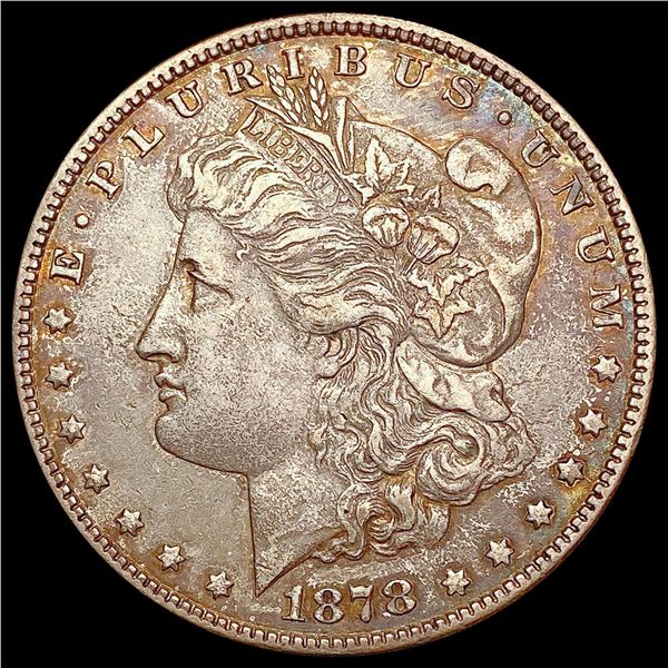 1878-P 7/8 TF Morgan Silver Dollar NEARLY UNCIRCULATED