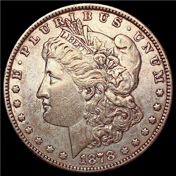 1878-P 7TF Morgan Silver Dollar CHOICE AU