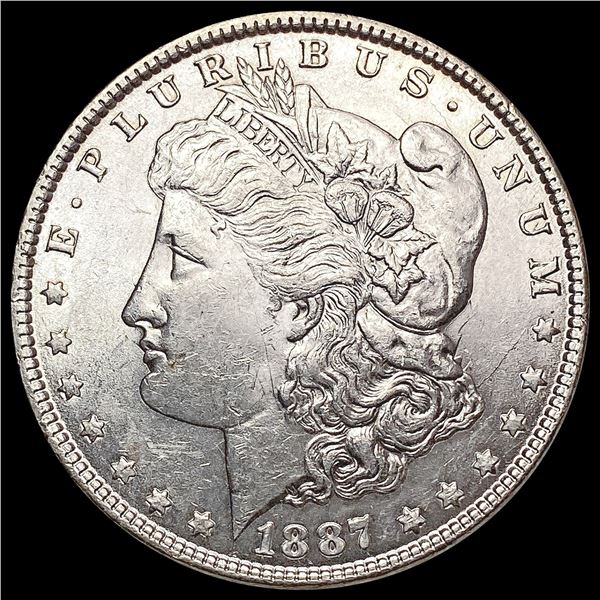 1887-P Morgan Silver Dollar GEM BU
