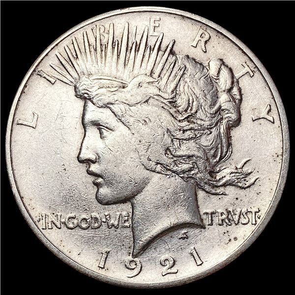 1821 Silver Peace Dollar CLOSELY UNCIRCULATED