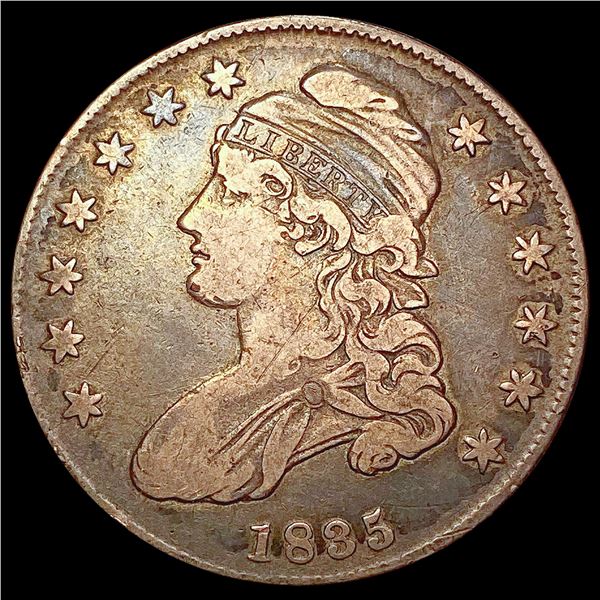 1835 Capped Bust Half Dollar ABOUT UNCIRCULATED