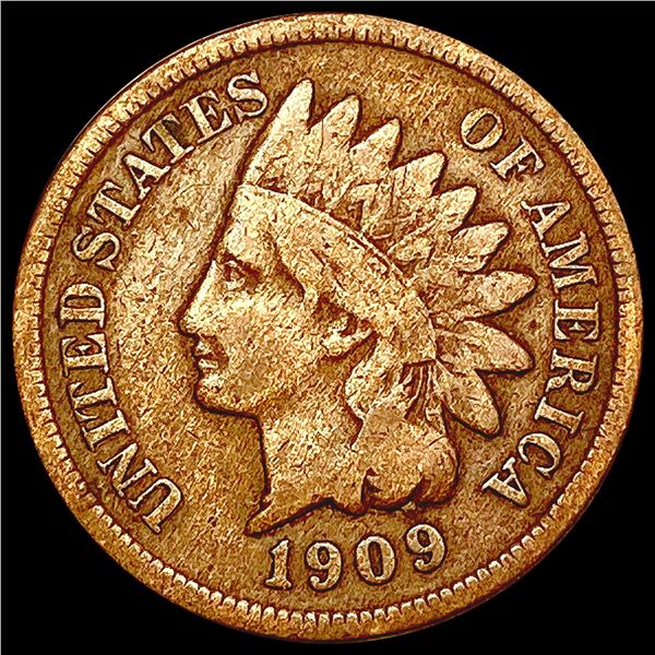 1909-S Indian Head Cent NEARLY UNCIRCULATED