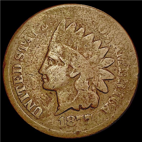 1877 Indian Head Cent LIGHTLY CIRCULATED