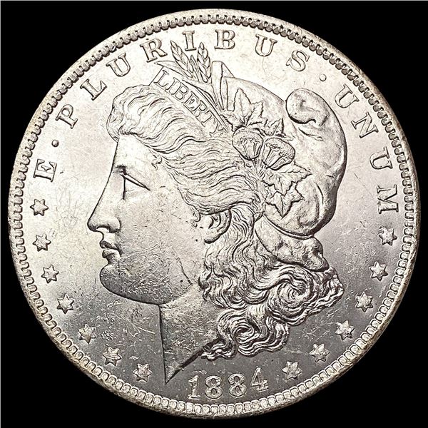 1884-O/O Morgan Silver Dollar GEM BU