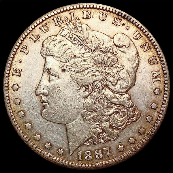 1887-S/S Morgan Silver Dollar CHOICE AU
