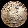 1861-S Seated Liberty Half Dollar ABOUT UNCIRCULATED