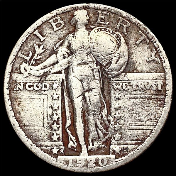 1920-S Standing Liberty Quarter NEARLY UNCIRCULATED