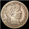 1914-S Barber Quarter LIGHTLY CIRCULATED
