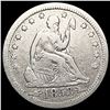 1853 Arrows & Rays Seated Liberty Quarter LIGHTLY CIRCULATED
