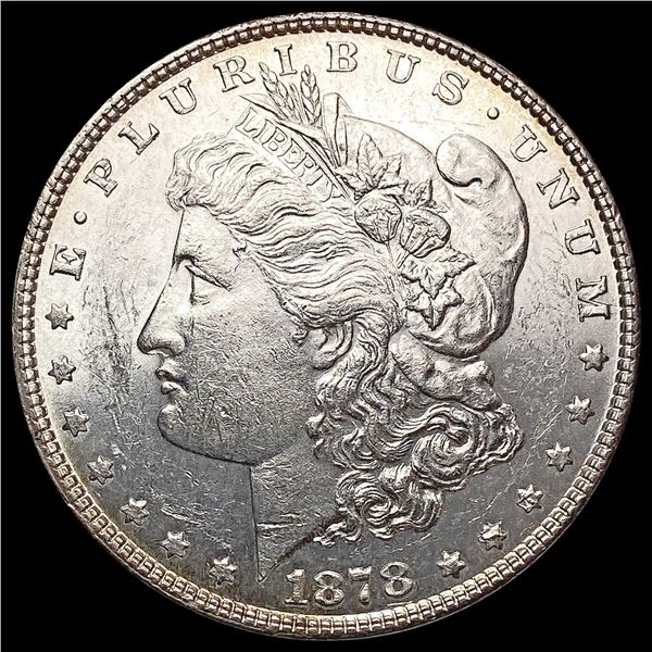 1878-P 7TF Morgan Silver Dollar CHOICE BU