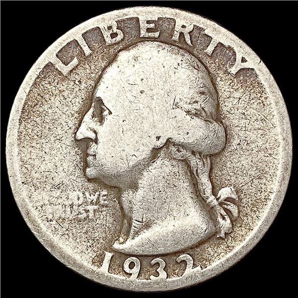 1932-D Washington Silver Quarter LIGHTLY CIRCULATED