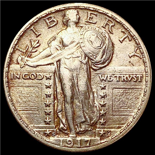 1917-S TY2 Standing Liberty Quarter UNCIRCULATED