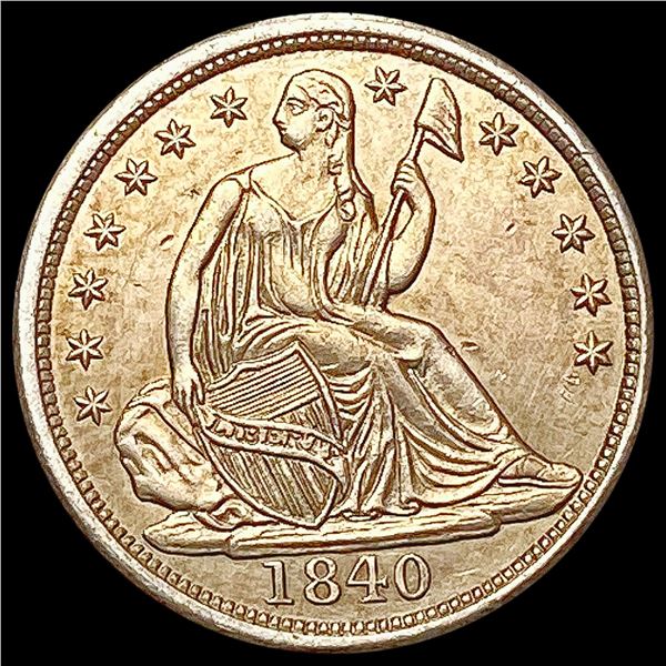 1840 Seated Liberty Half Dime GEM BU