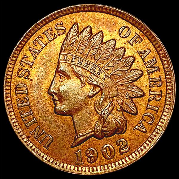 1902 Indian Head Cent GEM BU