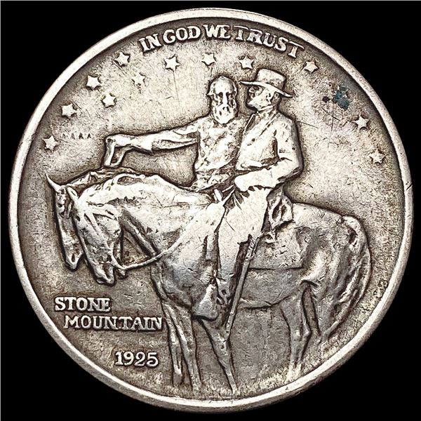 1925 Stone Mountain Half Dollar ABOUT UNCIRCULATED