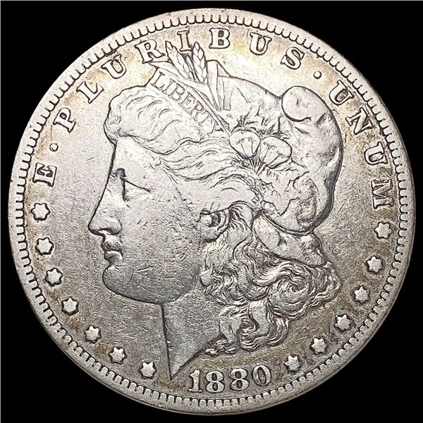 1880-CC Morgan Silver Dollar NEARLY UNCIRCULATED