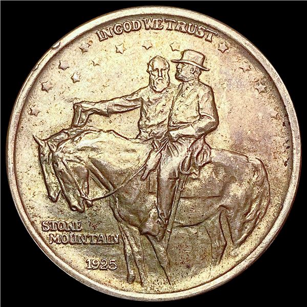 1925 Stone Mountain Half Dollar CHOICE AU