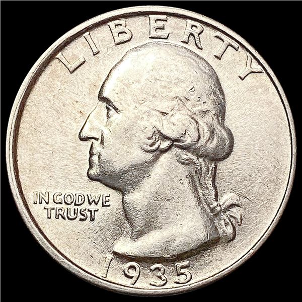 1935 Washington Silver Quarter CHOICE AU