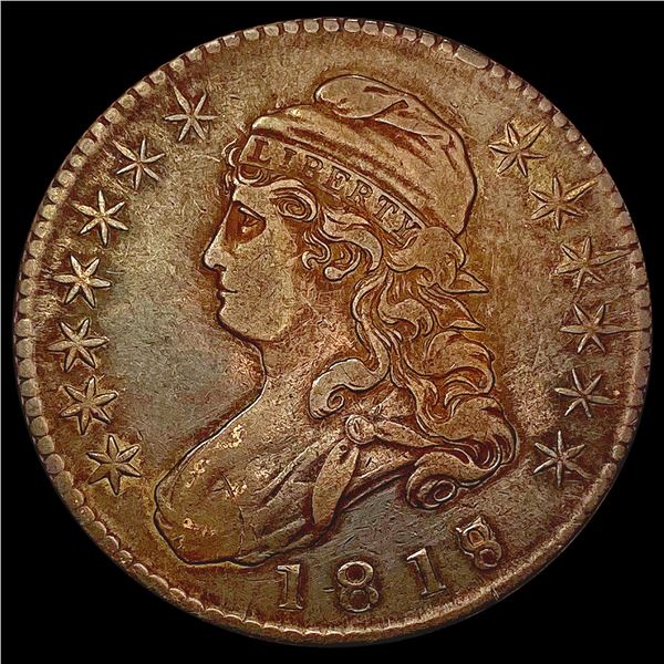 1818 Capped Bust Half Dollar ABOUT UNCIRCULATED