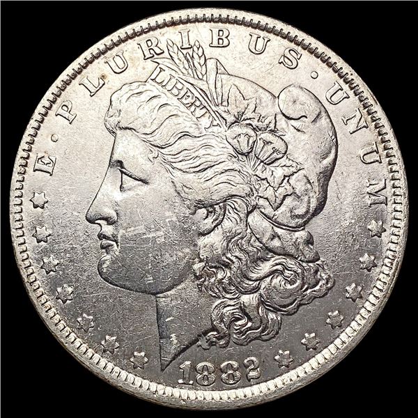 1882-O/S Morgan Silver Dollar NEARLY UNCIRCULATED