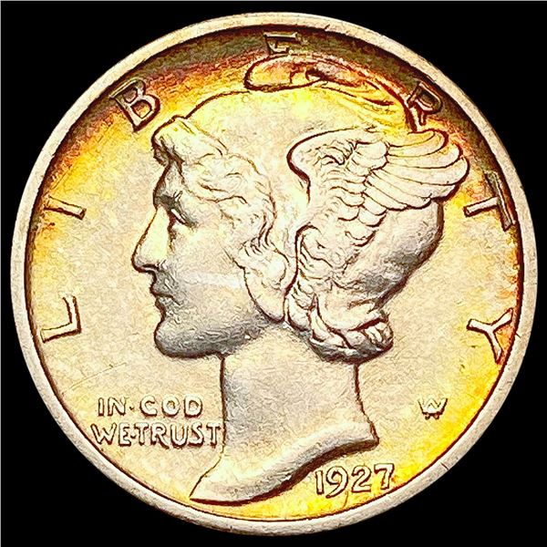 1927 Mercury Dime CHOICE AU