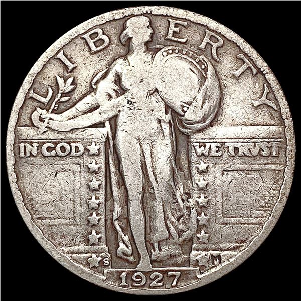 1927-S Standing Liberty Quarter ABOUT UNCIRCULATED