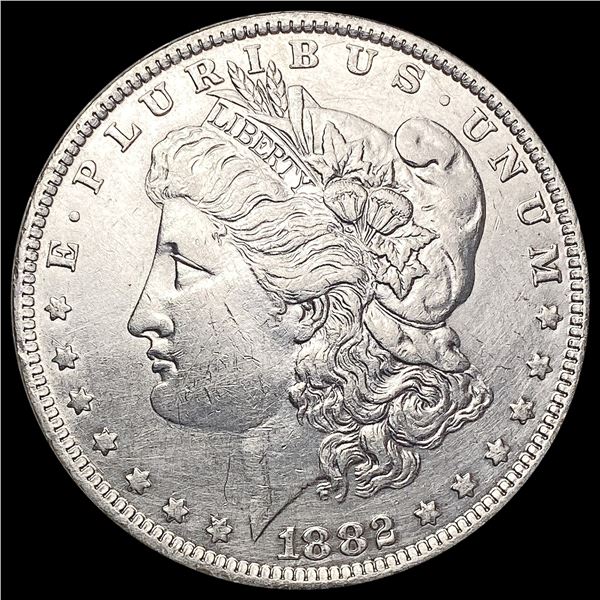 1882-O/S Morgan Silver Dollar CHOICE AU
