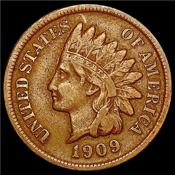 1909-S Indian Head Cent NEARLY UNCIRCULATED