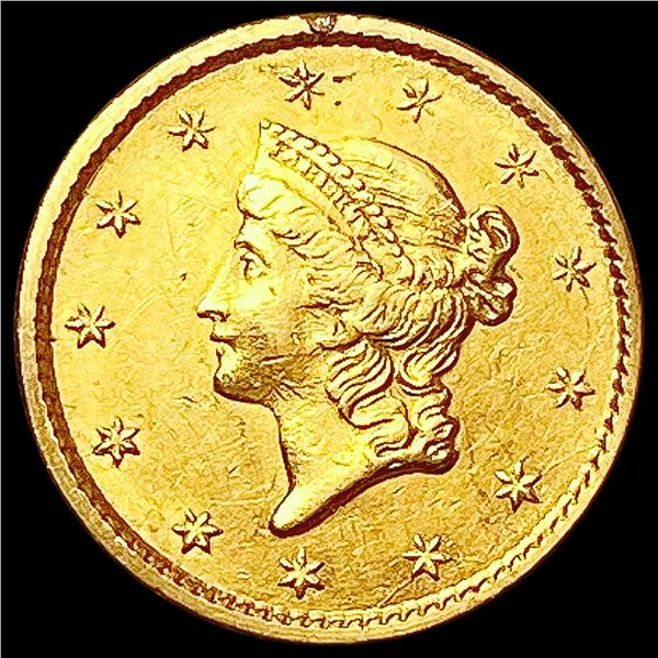1853 Rare Gold Dollar CLOSELY UNCIRCULATED