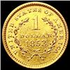 Image 2 : 1853 Rare Gold Dollar CLOSELY UNCIRCULATED