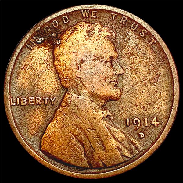 1914-D Wheat Cent NICELY CIRCULATED