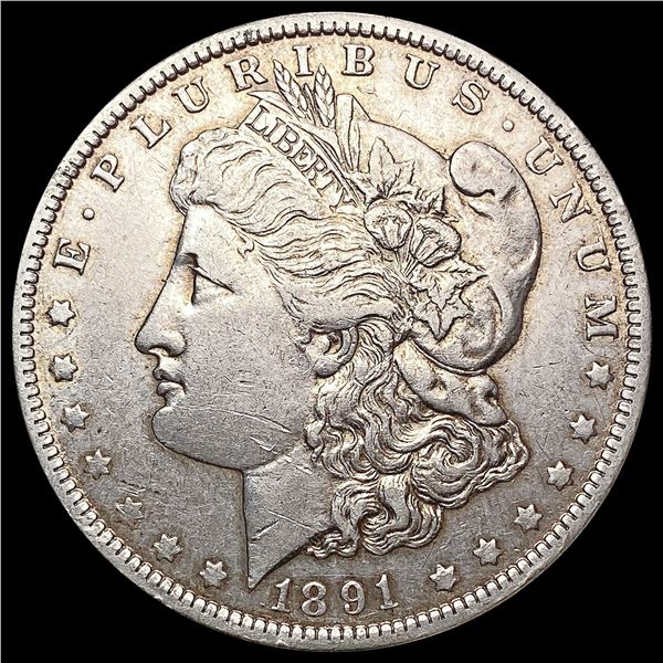 1891-O Morgan Silver Dollar CHOICE AU