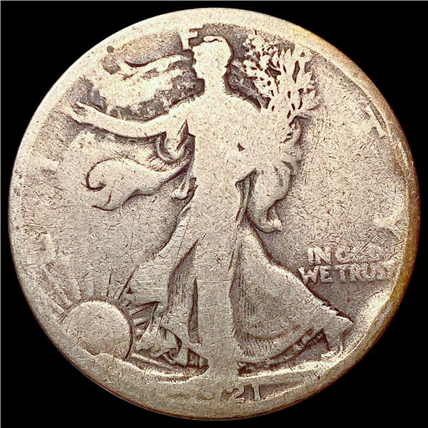 1921 Walking Liberty Half Dollar NICELY CIRCULATED