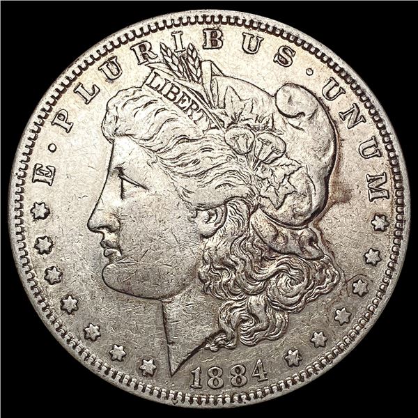 1884-S Morgan Silver Dollar CLOSELY UNCIRCULATED