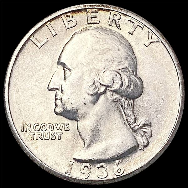 1936-S Washington Silver Quarter SUPERB GEM BU