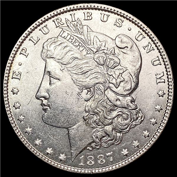 1887-P Morgan Silver Dollar CHOICE BU