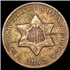 Image 1 : 1852 TY2 Silver Three Cent CLOSELY UNCIRCULATED