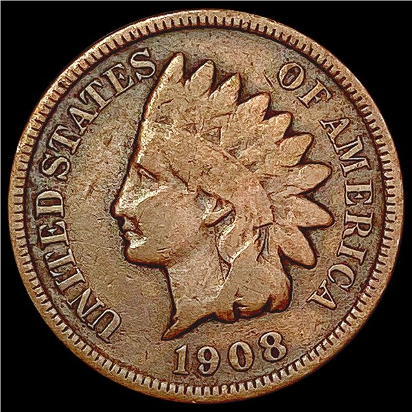 1908 Indian Head Cent LIGHTLY CIRCULATED