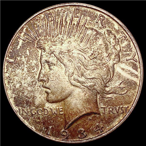 1934-D Silver Peace Dollar CHOICE BU