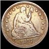 1857 Seated Liberty Quarter NEARLY UNCIRCULATED
