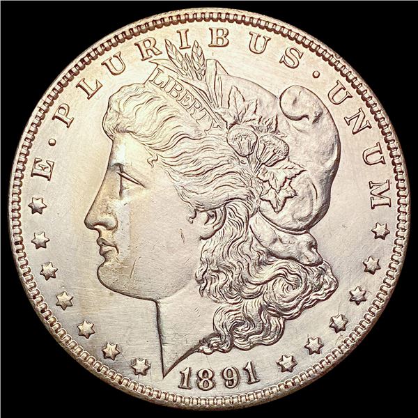 1891-CC Morgan Silver Dollar UNCIRCULATED