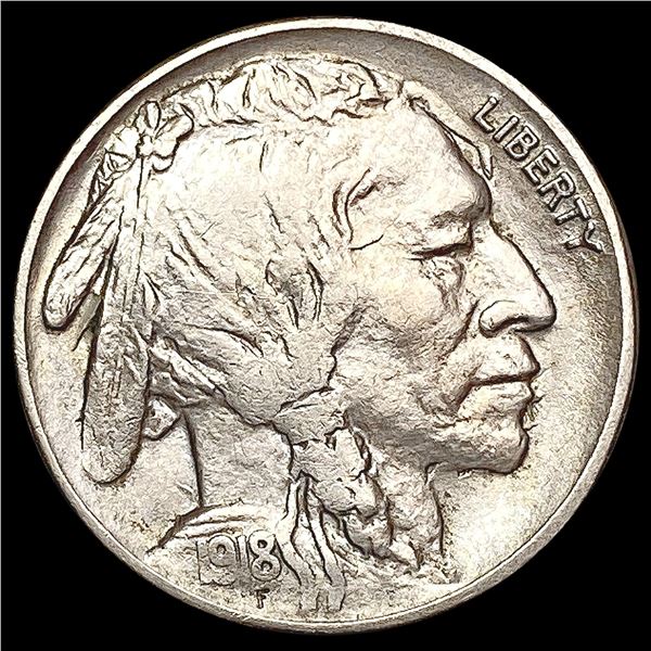 1918 Buffalo Nickel NEARLY UNCIRCULATED