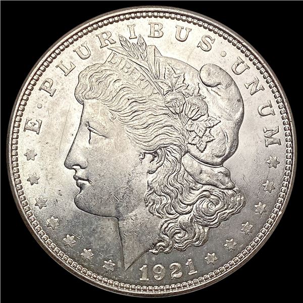 1921-D Morgan Silver Dollar GEM BU