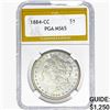 1884-CC Morgan Silver Dollar PGA MS65