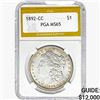 1892-CC Morgan Silver Dollar PGA MS65