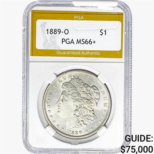 1889-O Morgan Silver Dollar PGA MS66+